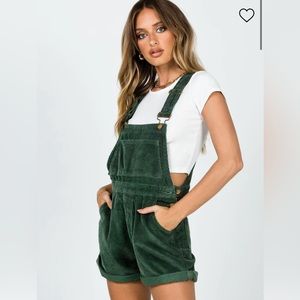 PRINCESS POLLY KACEY OVERALLS KHAKI